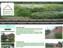 Tablet Screenshot of ferienhof-wilbrand.de